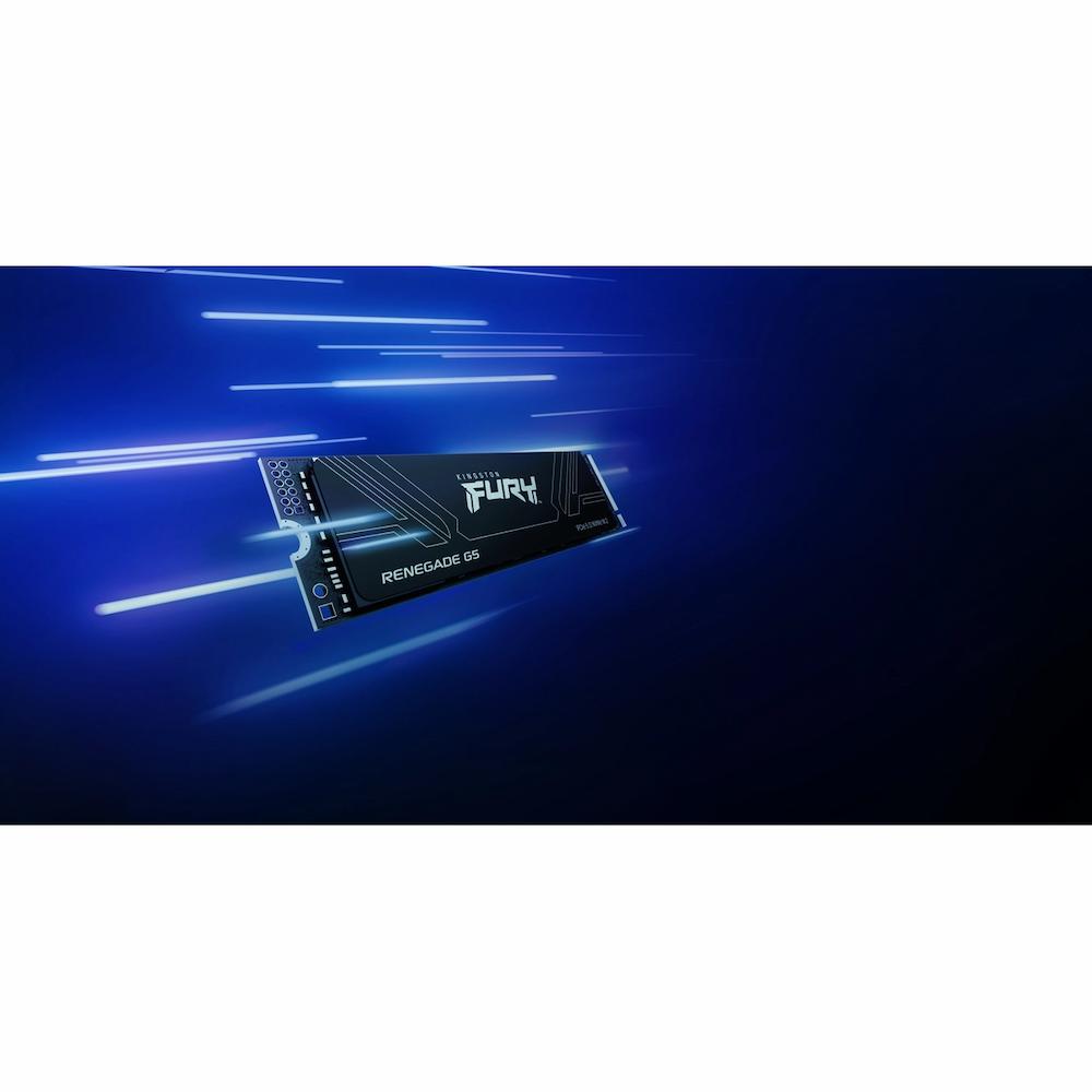Kingston FURY Renegade G5 PCIe Gen5 NVMe M.2 SSD – 1TB, 2TB, 4TB Kingston FURY Renegade G5 PCIe Gen5 NVMe M.2 SSD – 1TB, 2TB, 4TB